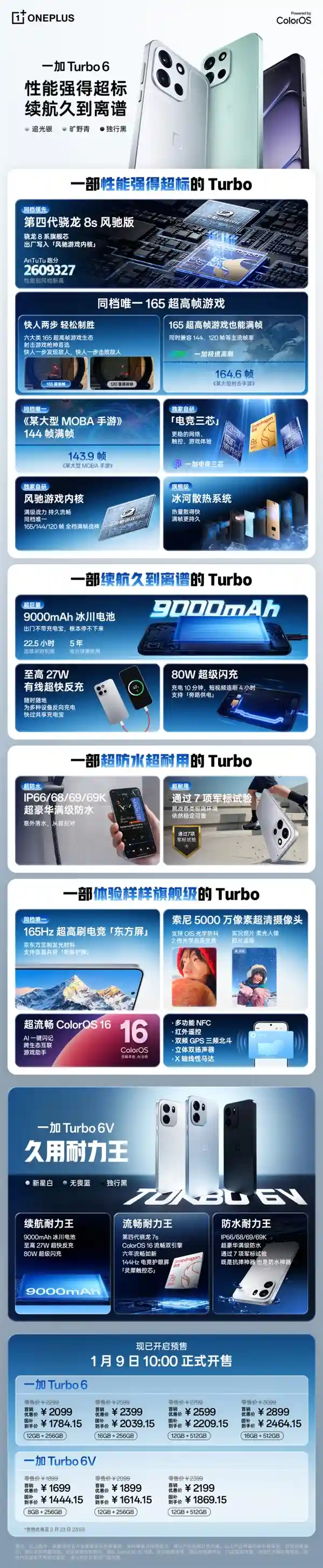 一加Turbo 6震撼发布：9000mAh超大电池，续航能力逆天！
